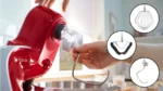 MUM5X720 Bosch MUM5 1000 W Kırmızı, Gümüş Mutfak Makinesi - Görsel 5