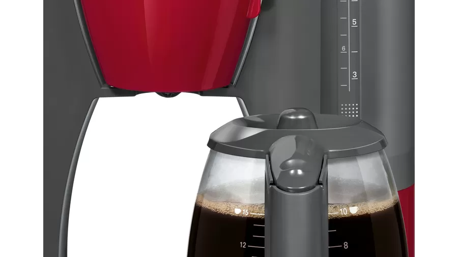 TKA6A044 Bosch Filtre Kahve Makinesi Kırmızı - Görsel 6